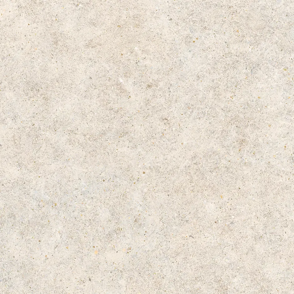 Ro'Ma Carrelage Carrelage effet Pierre Calcaire Beige Ivoire 80x80x0,9 cm Mat Domella - Sol et mur intérieur (vendu par carton de 1,28 m²) - RO'MA