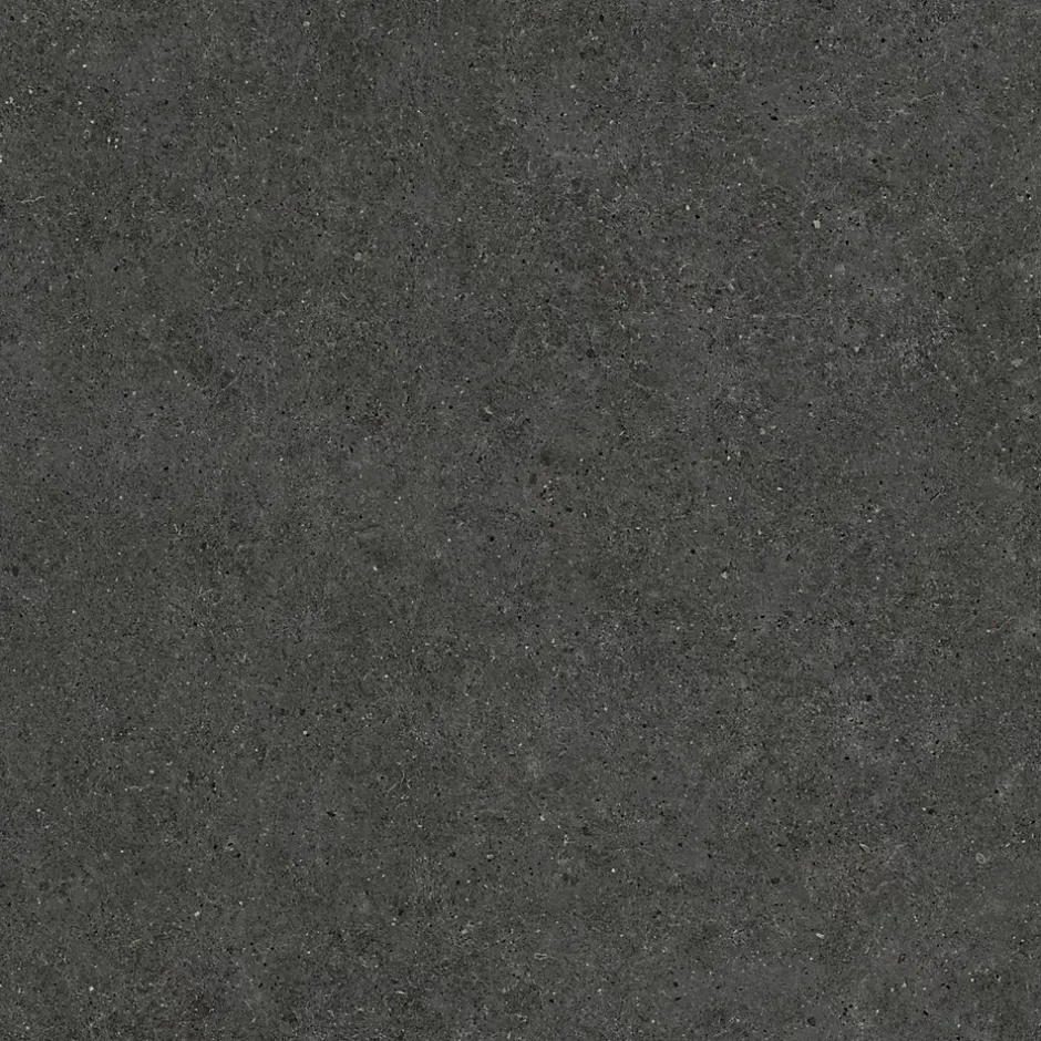 Carrelage effet Pierre Calcaire Gris Carbone 120x120x0,9 cm Mat Domella - Sol et mur intérieur (vendu par carton de 2,88 m²) - RO'-Ro'Ma Carrelage Best