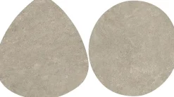 Carrelage effet Pierre Calcaire Gris Ombre Galets XL 59,5x59,5x0,9 cm Rocalta - Sol extérieur (vendu par carton de 1,022 m²) - RO'-Ro'Ma Carrelage