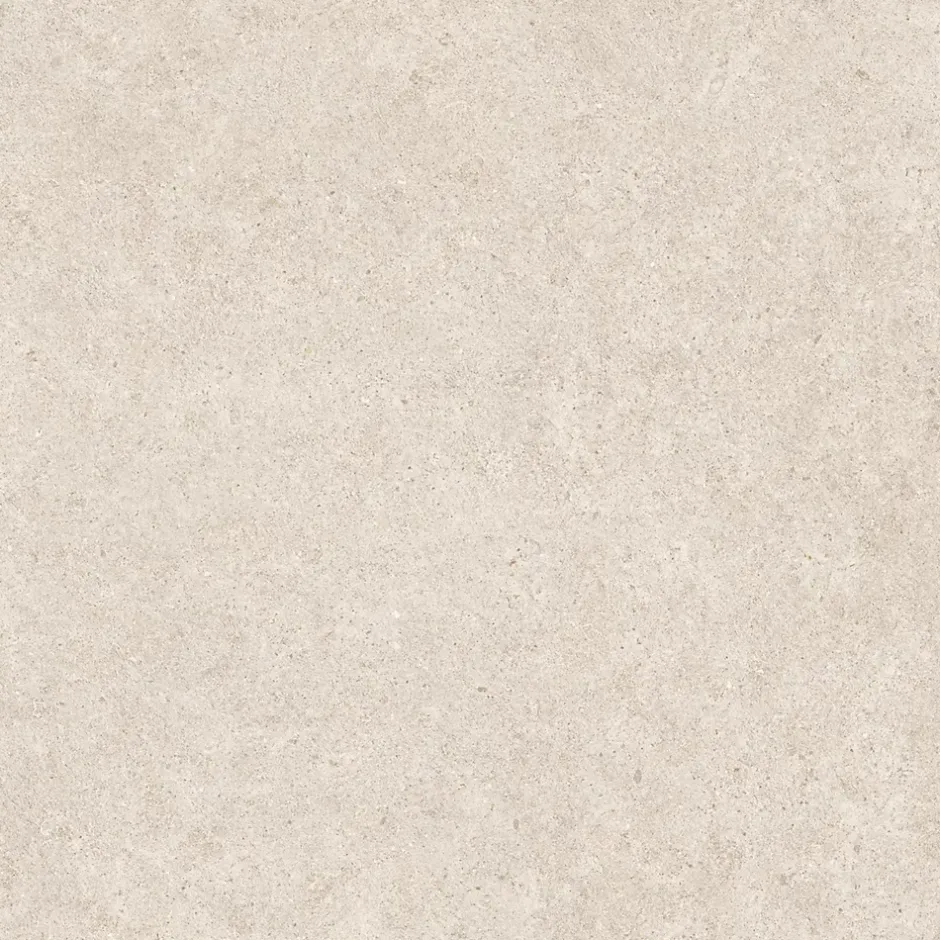 Ro'Ma Carrelage Carrelage effet Pierre Calcaire Blanc Craie 120x120x0,9 cm Mat Domella - Sol et mur intérieur (vendu par carton de 2,88 m²) - RO'M