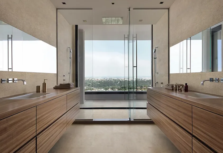 Ro'Ma Carrelage Carrelage effet Pierre Calcaire Beige Nuancé 278x120x0,6 cm Mat Falnero - Mur intérieur (vendu par carton de 3,336 m²) - RO'MA CAR