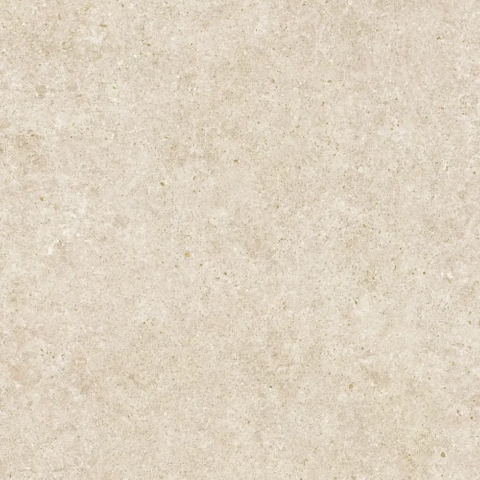 Ro'Ma Carrelage Carrelage effet Pierre Calcaire Beige Sable 80x80x0,9 cm Mat Domella - Sol et mur intérieur (vendu par carton de 1,28 m²) - RO'MA