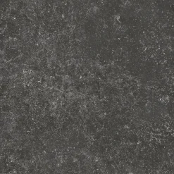 Carrelage effet Pierre Calcaire Gris Carbone 80x80x0,9 cm Mat Domella - Sol et mur intérieur (vendu par carton de 1,28 m²) - RO'MA-Ro'Ma Carrelage Sale