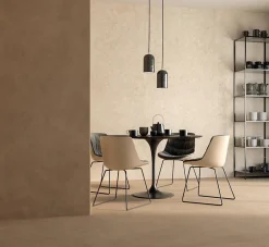 Carrelage effet Pierre Calcaire Beige Ivoire 278x120x0,6 cm Mat Domella - Mur intérieur (vendu par carton de 3,336 m²) - RO'MA CAR-Ro'Ma Carrelage Online