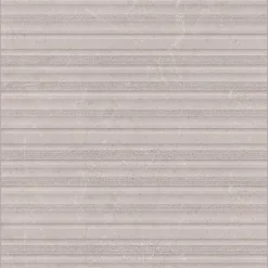 Ro'Ma Carrelage Carrelage effet Pierre 3D Gris Silver Curve 100x33,3x0,98 cm Torvane - Mur intérieur -