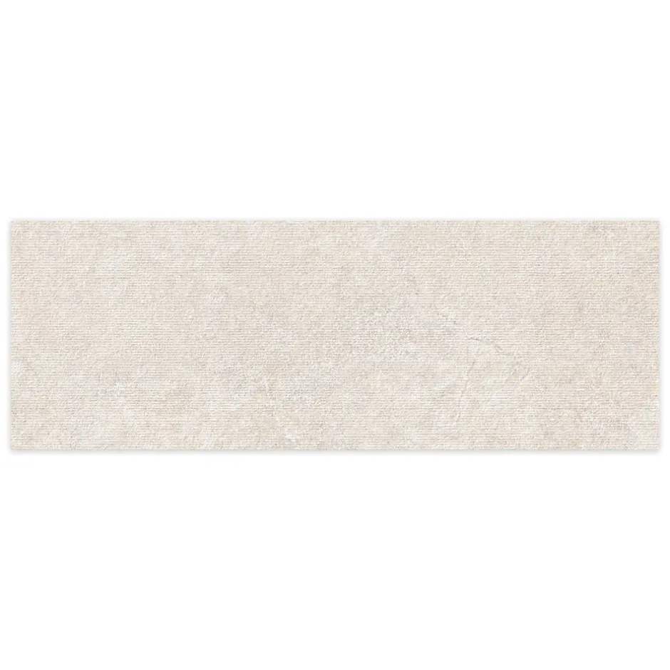 Carrelage effet Pierre 3D Beige Coquille Granula 100x33,3x0,86 cm Torvane - Mur intérieur --Ro'Ma Carrelage Hot