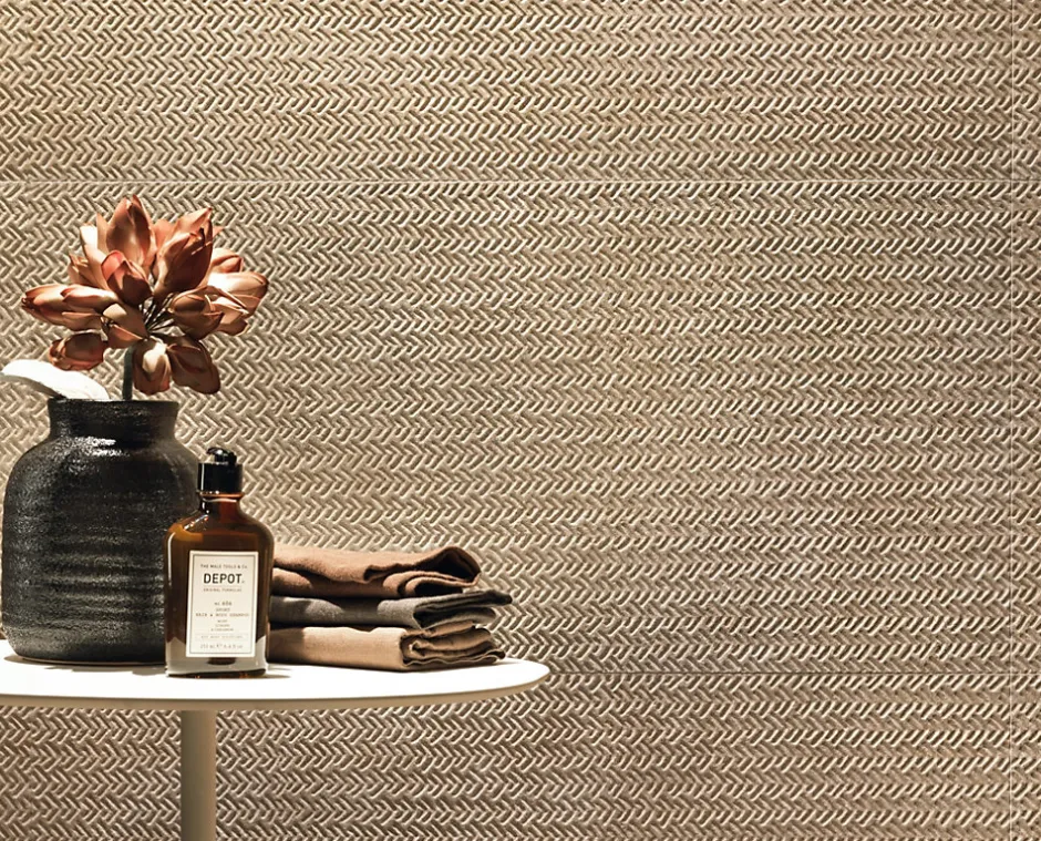 Carrelage effet Pierre 3D Calcaire Beige Nuancé Craft 80x40x0,85 cm Mat Falnero - Mur intérieur (vendu par carton de 1,28 m²) - RO-Ro'Ma Carrelage