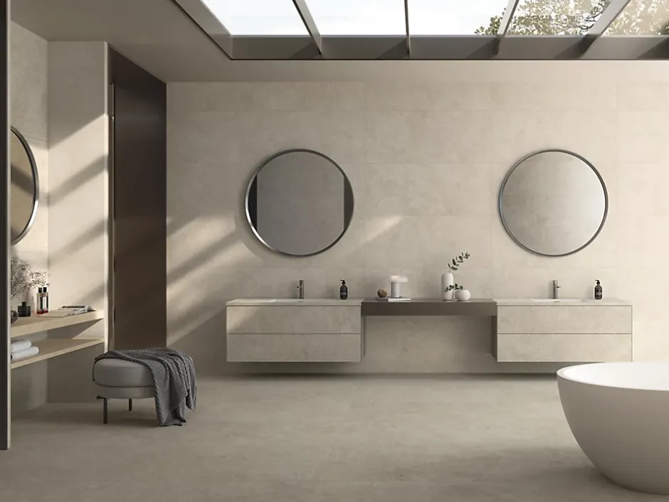 Carrelage effet Pierre 3D Calcaire Gris Brume Granula 120x50x0,85 cm Mat Rocalta - Mur intérieur (vendu par carton de 1,8 m²) - RO-Ro'Ma Carrelage Best