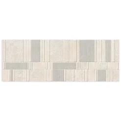 Ro'Ma Carrelage Carrelage effet Pierre 3D Beige Lin Stripe 100x33,3x0,98 cm Serdano - Mur intérieur -