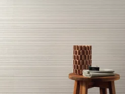 Ro'Ma Carrelage Carrelage effet Pierre 3D Blanc Scalpo 80x40x0,85 cm Mat Volenza - Mur intérieur (vendu par carton de 1,28 m²) -