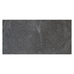 Carrelage effet Pierre Gris Anthracite 120x60x0,9 cm In&Out Luzerio - Sol et mur intérieur et Sol extérieur --Ro'Ma Carrelage New