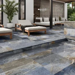 Carrelage effet pierre naturelle de bali 30x60 cm MYK-AS BLUE-Aelle Carrelage Clearance