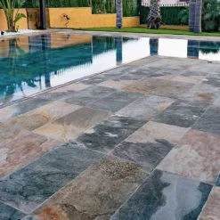 Aelle Carrelage Carrelage effet pierre naturelle de bali 60x60 cm MYK-AS MULTICOLOR