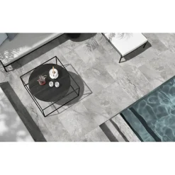 Carrelage effet pierre naturelle de bali 30x60 cm MYK-AS GREY-Aelle Carrelage Outlet