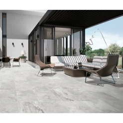 Carrelage effet pierre naturelle de bali 30x60 cm MYK-AS GREY-Aelle Carrelage Outlet