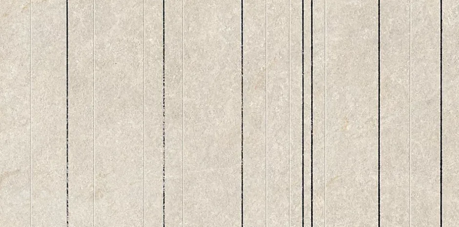 Ro'Ma Carrelage Carrelage effet Pierre Quartzite Blanc Ridge 120x60x0,9 cm Mat Venturo - Mur intérieur (vendu par carton de 1,44 m²) - RO'MA CARRE