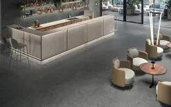 Carrelage effet Pierre Quartzite Gris Carbone 278x120x0,6 cm Mat Venturo - Mur intérieur (vendu par carton de 3,336 m²) - RO'MA CA-Ro'Ma Carrelage Hot