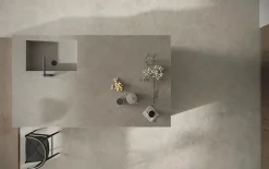 Ro'Ma Carrelage Carrelage effet Pierre Quartzite Gris Galet 240x120x0,9 cm Mat Venturo - Mur intérieur (vendu par carton de 2,88 m²) - RO'MA CARRE