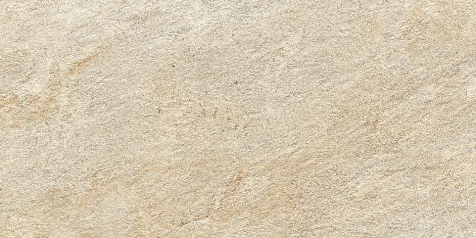 Ro'Ma Carrelage Carrelage effet Pierre Quartzite Gris Beige 120x60x0,9 cm Salvero - Sol extérieur (vendu par carton de 1,44 m²) -