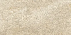 Ro'Ma Carrelage Carrelage effet Pierre Quartzite Gris Beige 120x60x0,9 cm Salvero - Sol extérieur (vendu par carton de 1,44 m²) -