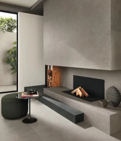 Ro'Ma Carrelage Carrelage effet Pierre Quartzite Gris Cendré 120x120x0,9 cm Mat Venturo - Sol et mur intérieur (vendu par carton de 2,88 m²) - RO'