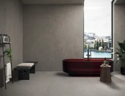 Carrelage effet Pierre Quartzite Gris Fumé 278x120x0,6 cm Mat Venturo - Mur intérieur (vendu par carton de 3,336 m²) - RO'MA CARRE-Ro'Ma Carrelage