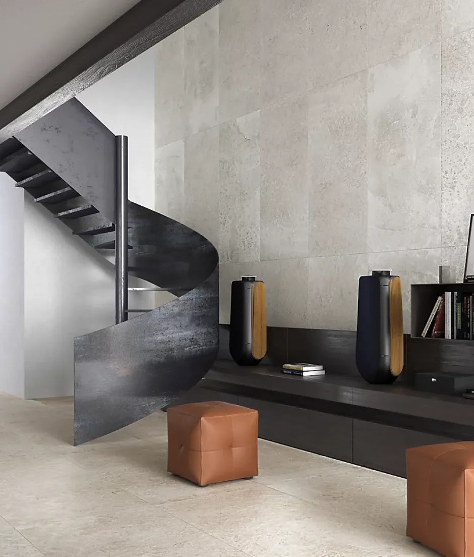 Allocarrelage Carrelage Effet Pierre 60x120 Cross Blanc Rectifié -