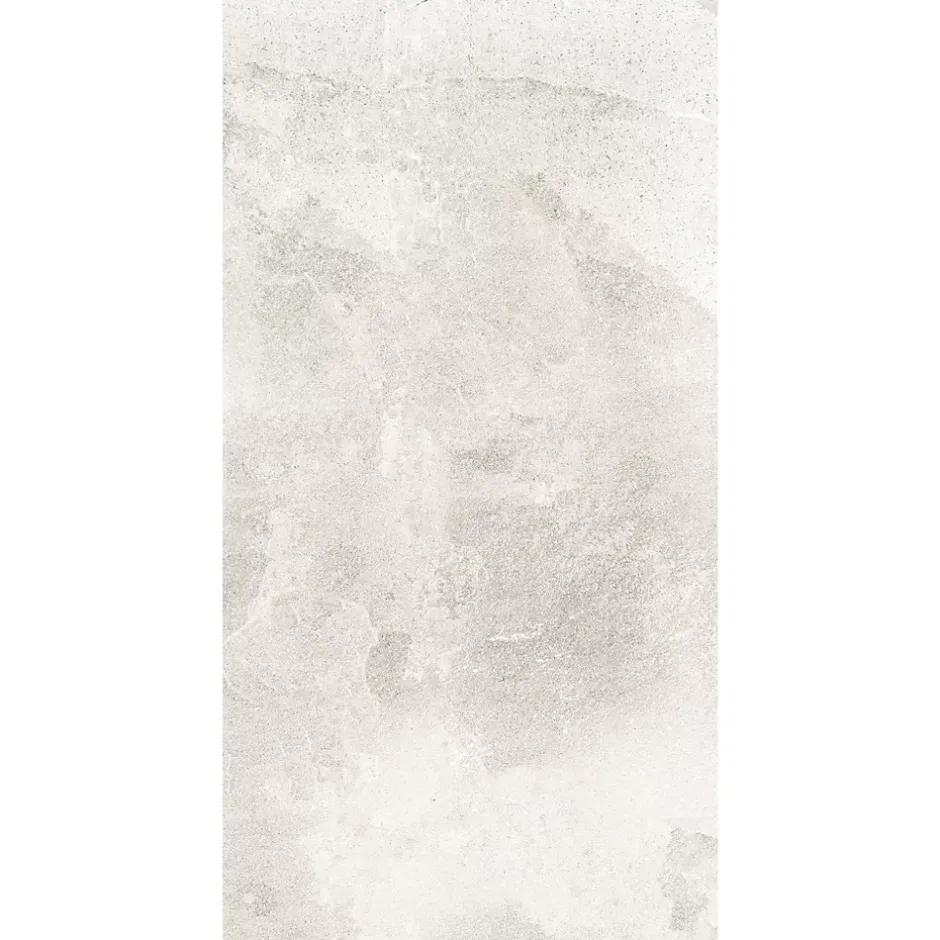 Allocarrelage Carrelage Effet Pierre 60x120 Cross Blanc Rectifié -