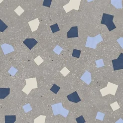 Les Carreaux De Jean  Carrelage Effet Terrazzo RICETTA 90x90 Rectifié Cenere - Les Carreaux de Jean
