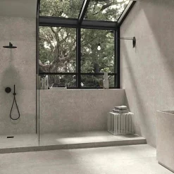 Les Carreaux De Jean Carrelage Effet Terrazzo AMA 60x60 Rectifié Tortora - Les Carreaux de Jean