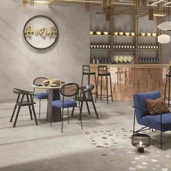 Les Carreaux De Jean Carrelage Effet Terrazzo AMA 60x60 Rectifié Tortora - Les Carreaux de Jean