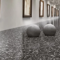 Carrelage Effet Terrazzo VENICE 60x60 Graphite - Les Carreaux de Jean-Les Carreaux De Jean  Clearance