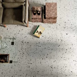 Les Carreaux De Jean Carrelage Effet Terrazzo VENICE 60x60 White - Les Carreaux de Jean