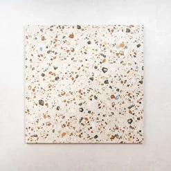 Gioia Materia Carrelage effet Terrazzo COCCIO 60x60 rectifié Mix - Les Carreaux de Jean
