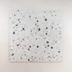 Les Carreaux De Jean  Carrelage Effet Terrazzo VENICE 60x60 Silver - Les Carreaux de Jean