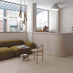 Les Carreaux De Jean  Carrelage Effet Terrazzo CROCCANTE 60x120 Avellana - Les Carreaux de Jean