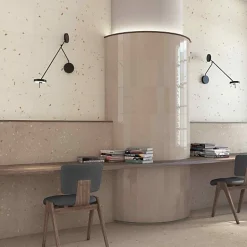 Les Carreaux De Jean  Carrelage Effet Terrazzo CROCCANTE 120x120 Avellana - Les Carreaux de Jean