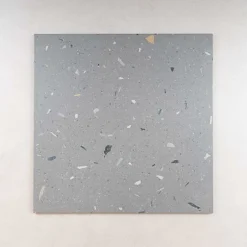 Carrelage Effet Terrazzo CROCCANTE 80x80 Arandano - Les Carreaux de Jean-Tinker New