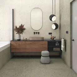 Carrelage Effet Terrazzo CROCCANTE 60x60 Menta - Les Carreaux de Jean-Tinker