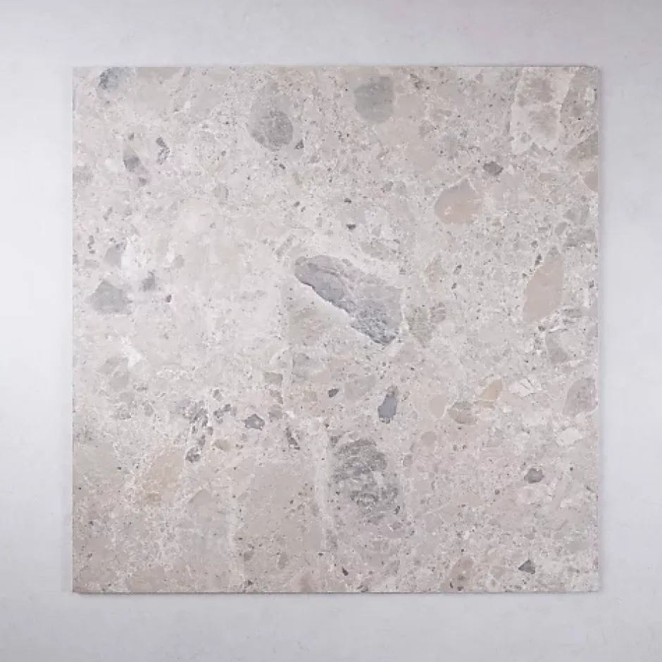 Carrelage Effet Terrazzo - Pierre CARACTER Mix Multicolor 60x120 Rectifié - Les Carreaux de Jean-Les Carreaux De Jean Clearance