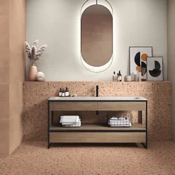 Carrelage effet Terrazzo COCCIO 60x60 rectifié Gobi - Les Carreaux de Jean-Gioia Materia