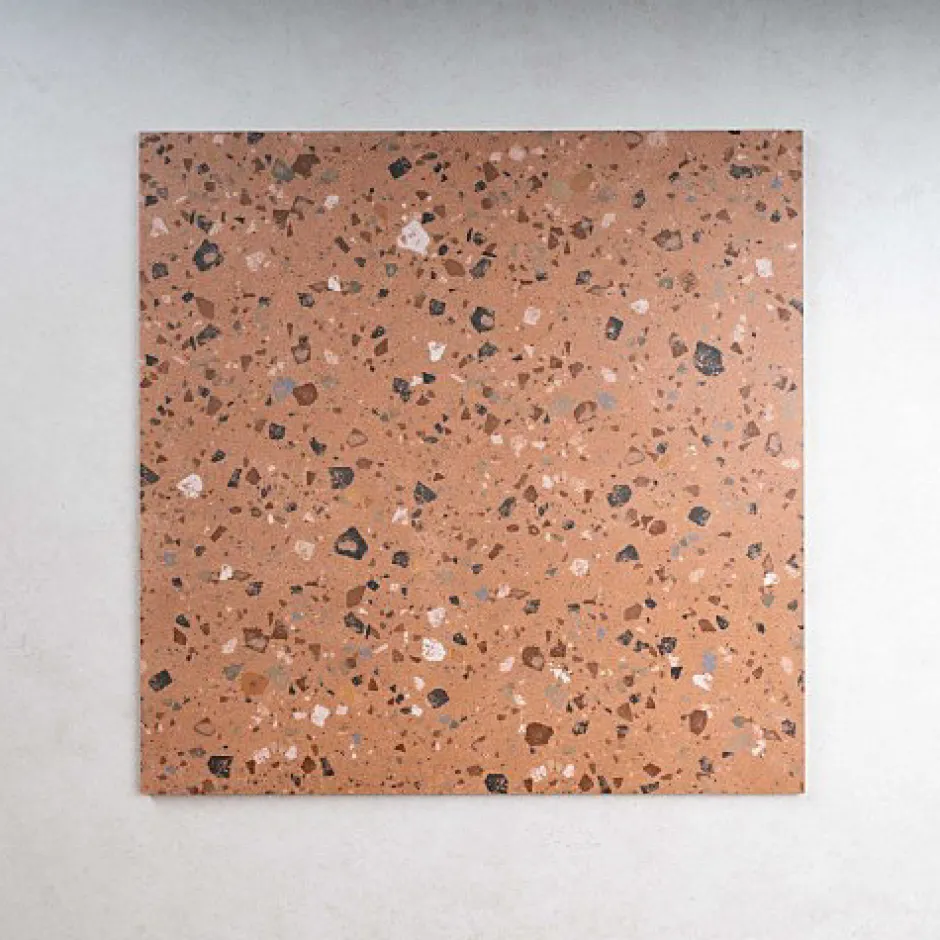 Carrelage effet Terrazzo COCCIO 60x60 rectifié Gobi - Les Carreaux de Jean-Gioia Materia