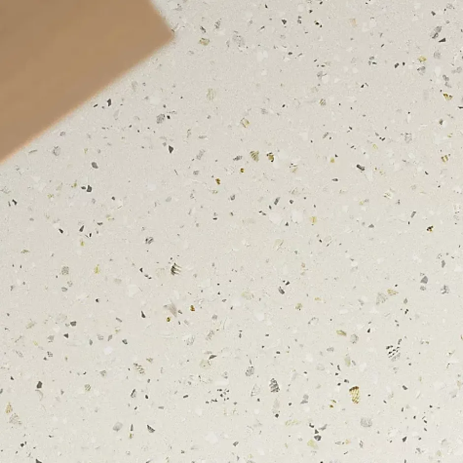 Carrelage Effet Terrazzo POLS 60x60 White - Les Carreaux de Jean-Les Carreaux De Jean Discount