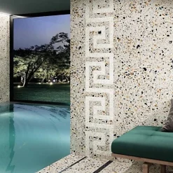 Les Carreaux De Jean Carrelage Effet Terrazzo VENICE 60x60 Ivory - Les Carreaux de Jean