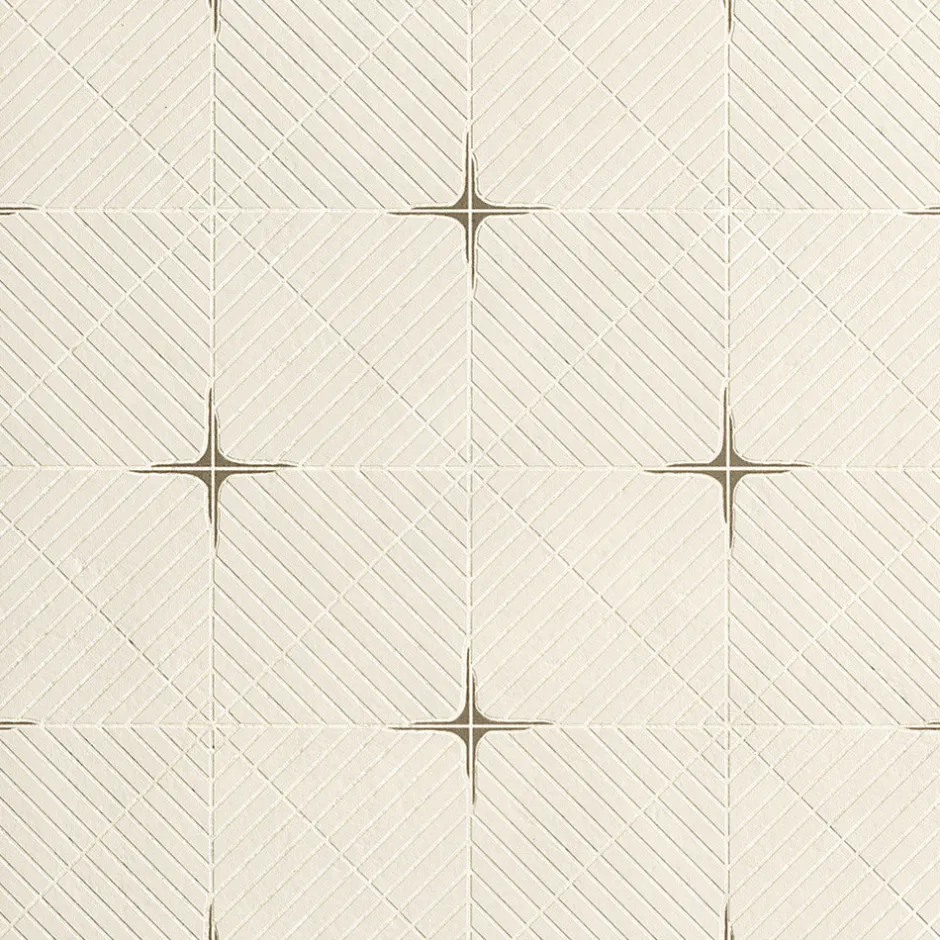 Ro'Ma Carrelage Carrelage effet Travertin Blanc Star 60x60x0,9 cm Mat Neravio - Mur intérieur (vendu par carton de 0,72 m²) -