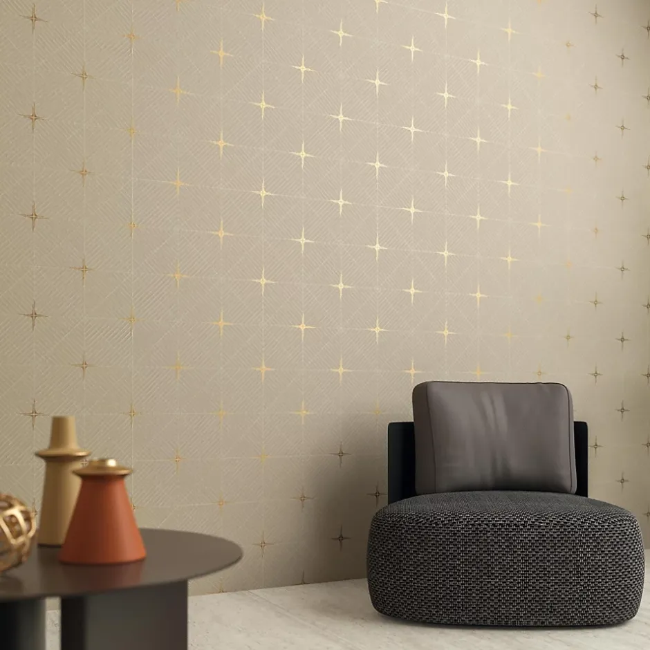 Ro'Ma Carrelage Carrelage effet Travertin Blanc Star 60x60x0,9 cm Mat Neravio - Mur intérieur (vendu par carton de 0,72 m²) -