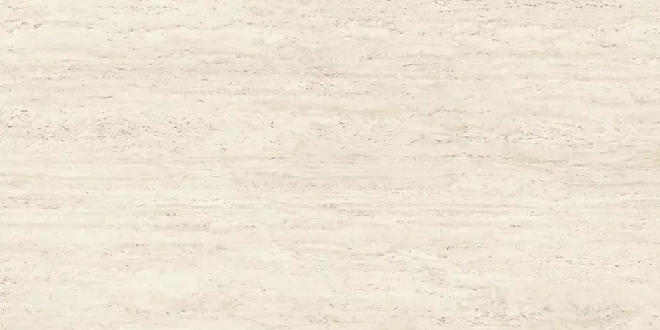 Ro'Ma Carrelage Carrelage effet Travertin Blanc Vein Cut 240x120x0,9 cm Mat Neravio - Mur intérieur (vendu par carton de 2,88 m²) - RO'MA CARRELAG