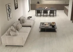 Ro'Ma Carrelage Carrelage effet Travertin Blanc Vein Cut 240x120x0,9 cm Mat Neravio - Mur intérieur (vendu par carton de 2,88 m²) - RO'MA CARRELAG