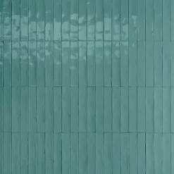 Les Carreaux De Jean  Carrelage Effet Zellige Bleu LUZ Ottanio 5,3x30cm - Les Carreaux de Jean