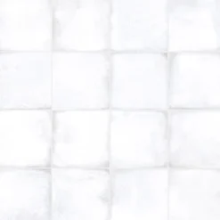 Carrelage effet Zellige Blanc Pur 14,8x14,8x0,77 cm Orvian - Mur intérieur --Ro'Ma Carrelage Best